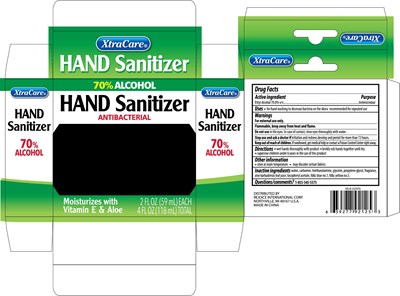 Label (New Hand Sanitizer 2oz 2pk Aloe Box)